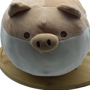 AFAN Anime Pig Plush Pillow Toy 12 Inch Kawaii Cute Stuffed Animal Brown Piggy